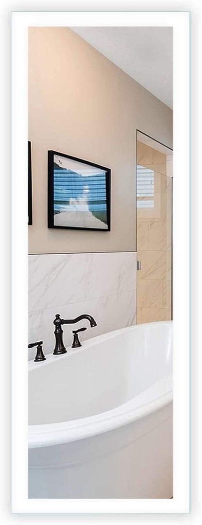 LED Bathroom Mirror with Lights - Side Lit Rectangular Mirror for Vanity, Bedroom or Shower - anti Fog & Wall-Mounted - Modern Home Decor (22" Wide X 62" Tall)