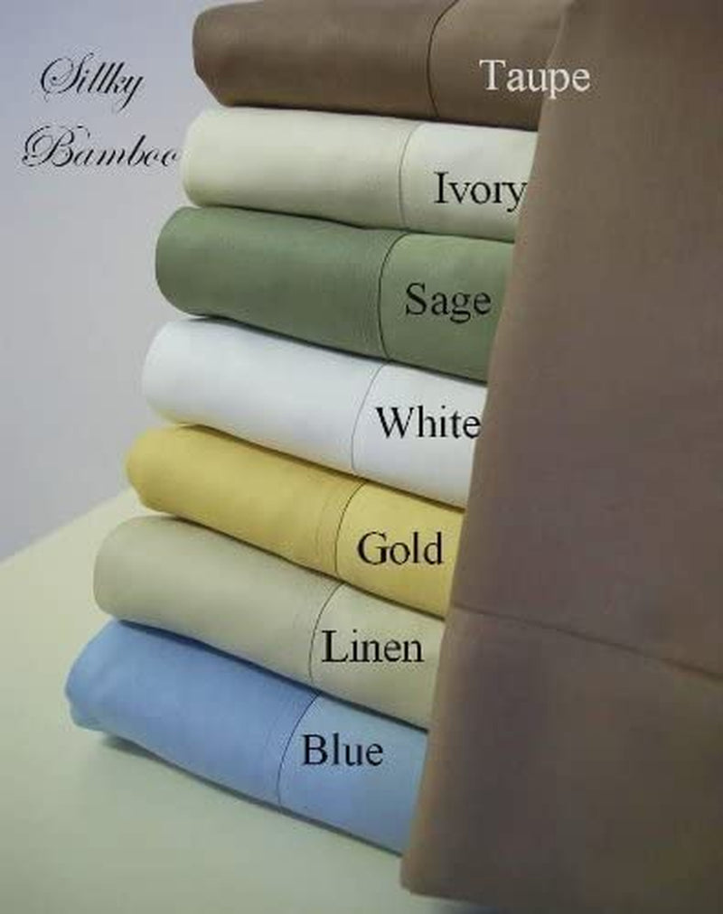 ABRIPEDIC Bamboo Sheets, 600 Thread Count, Silky Soft Sheets 100% Viscose from Bamboo Sheet Set, King, Taupe