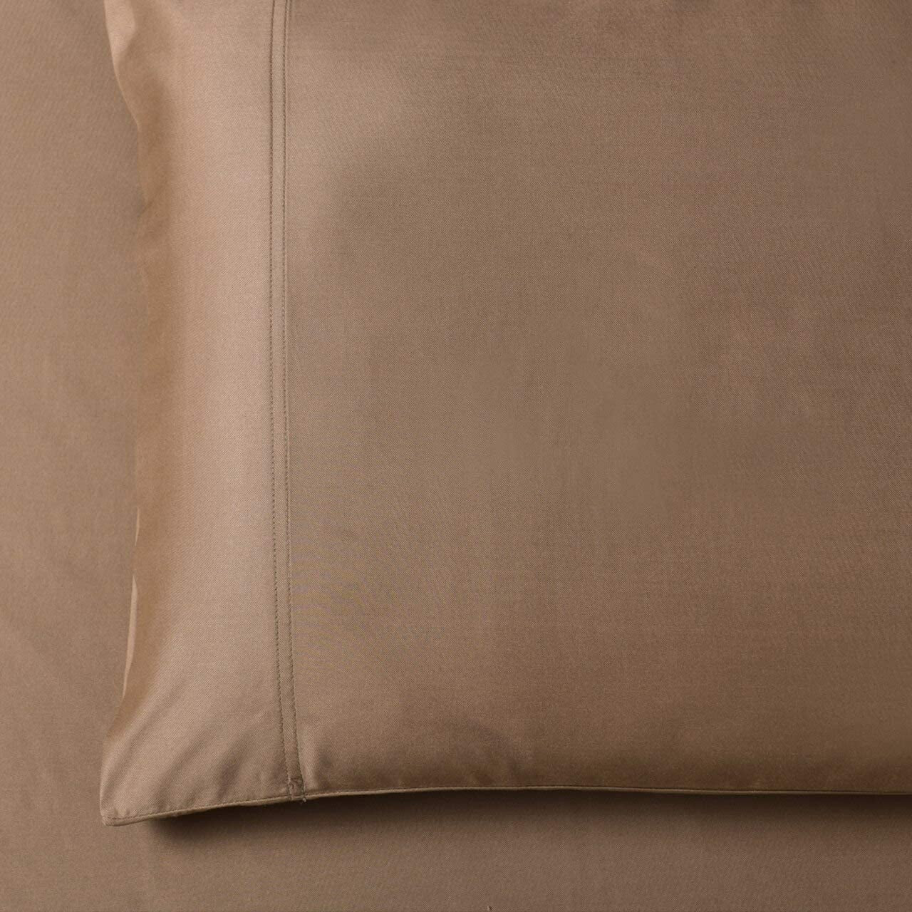 ABRIPEDIC Bamboo Sheets, 600 Thread Count, Silky Soft Sheets 100% Viscose from Bamboo Sheet Set, King, Taupe